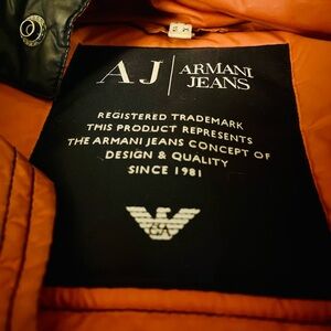 Armani Jeans (Discontinued) hooded Puffer Jacket
